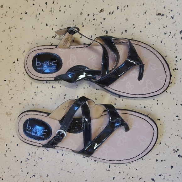 B.O.C black women's size 8 sandals great condition - Picture 1 of 5
